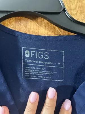 FIGS Scrub Top- Navy thumbnail 2