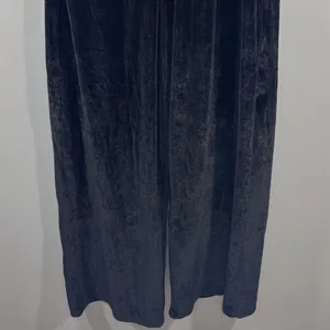 Urban CoCo Black Velvet Wide Leg Pants High‎ Waist Trousers XL NWT Whimsigoth thumbnail 3