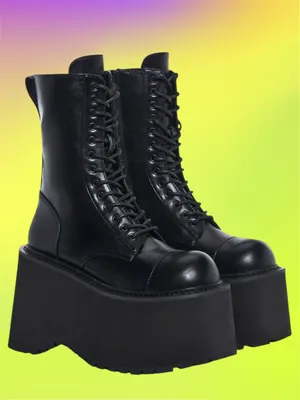 Dolls Kill Combat Boots thumbnail 1