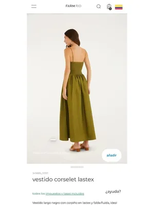 NWT Farm Rio Cotton Green Sleeveless Midi Dress Size XL thumbnail 4