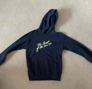 Navy Blue Gracie Abrams tour hoodie thumbnail 1