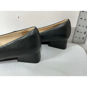 Dream Paris Womans New Slip On Pumps Black Us 11 Eu 43 Block Heel Pointed Toe thumbnail 4