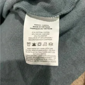 Nike vintage look blue hoodie in size small thumbnail 5