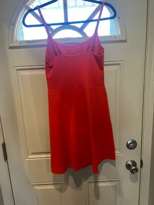 Girlfriend Collective Orange racer Juliet exercise dress thumbnail 7