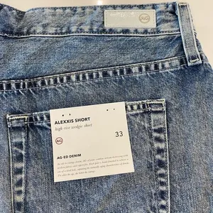 NWT AG-ED Denim Alexxis‎ Short High Rise Wedgie Shorts size 33 thumbnail 5
