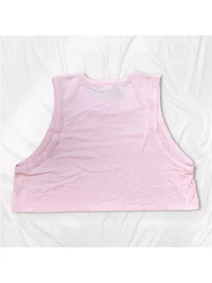 NWT Skims Boyfriend Cropped Tank in Cherry Blossom, Size Small thumbnail 9