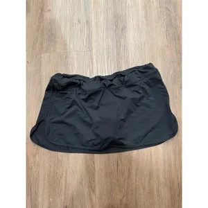 Athleta Black Athletic‎ Skirt Shorts Built-in Liner Women's XL thumbnail 2