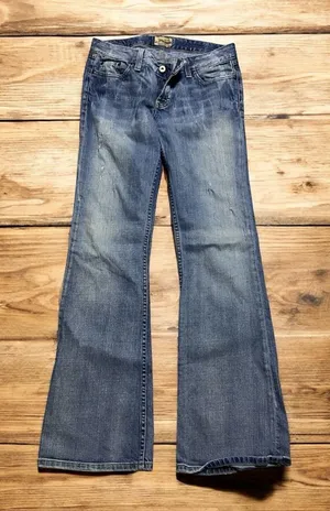 BKE Wide Leg Jeans in Deep Blue #BB5 thumbnail 1