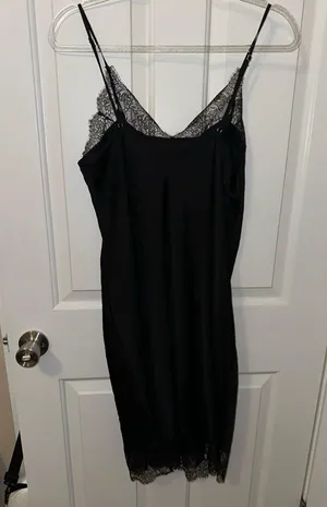 PINK - Victoria's Secret Vintage Lace Slip Dress Large thumbnail 4