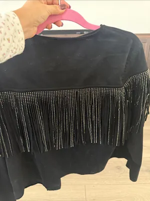 Zara  suade fringe jacket adorable size M thumbnail 6