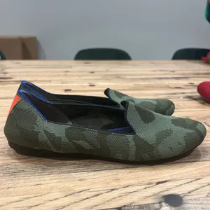 Camo green Rothy’s flats thumbnail 4