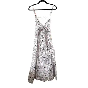 ZARA‎ Floral Bow Back Maxi Dress Sz XS thumbnail 4