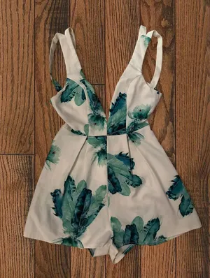 Romper Boutique Floral Blue thumbnail 3