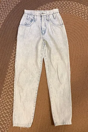 Vintage EXTRA straight leg jeans Gray Size 25 thumbnail 2