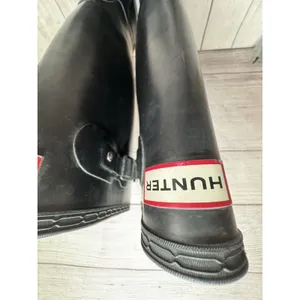 Hunter Original Women's Tall Rain Boots, US Size 8 m/9 F Black thumbnail 12