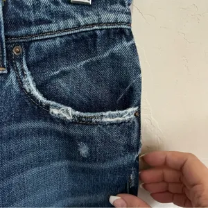 Lee Vintage Modern High Rise Wide Leg Cropped Denim Jeans‎ thumbnail 5