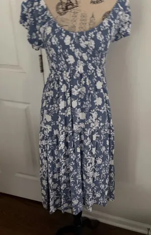 Ultra Flirt Floral Maxi Dress Size L | Flowy Boho Summer Dress thumbnail 1