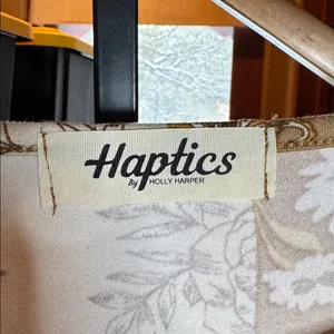 Haptics Country Bliss Patchwork Boho Blouse Floral Paisley Size Large thumbnail 6