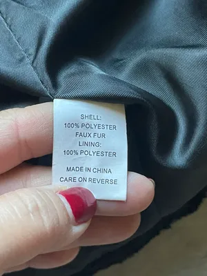 WD.NY Faux Fur Bolero Jacket Size S thumbnail 5