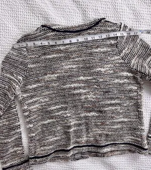 Ann Taylor LOFT SP wool cropped tweed jacket thumbnail 6