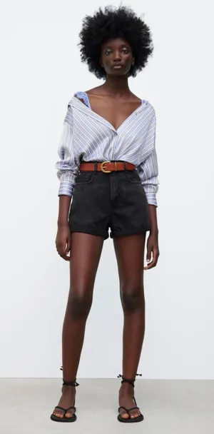 ZARA Jean Shorts thumbnail 1
