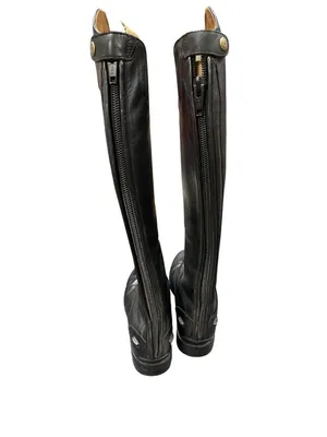 Ariat Heritage wms black leather Knee equestrian riding boots sz 5 SKU 10-797 thumbnail 14