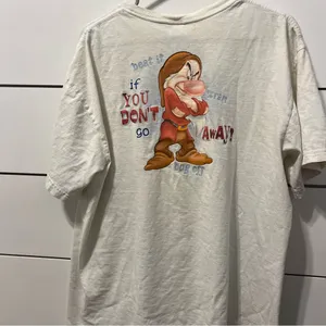 Vintage Disney Grumpy T Shirt thumbnail 2