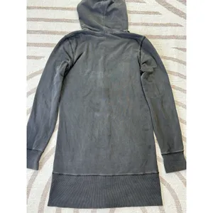 Y2k Vintage Gray Embroidered Full Zip Hoodie Gothic Grunge Women’s Size S thumbnail 8