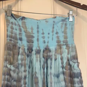 Blue Tiered wide legged pants Size undefined thumbnail 4