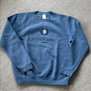 Italia Blue Crewneck Sweatshirt thumbnail 1