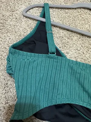 Cupshe Ribbed Cutout One Piece Swimsuit NWT Size M thumbnail 6
