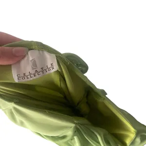 Celavie Collection‎ Y2k Women's Size Small Green Fairy Chiffon Halter Mini Dress thumbnail 7