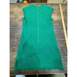 Kate Spade New York sequin tweed shift dress‎ in Plaza green Size 10 thumbnail 4