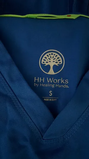 Royal Blue Healing Hands Scrubs thumbnail 6