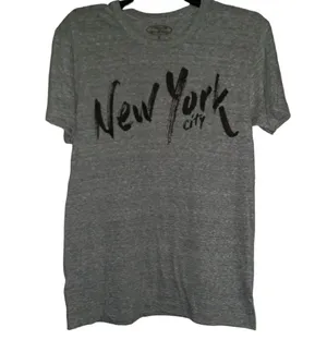 PHANTOM of Broadway Gray Tee Size Small thumbnail 1