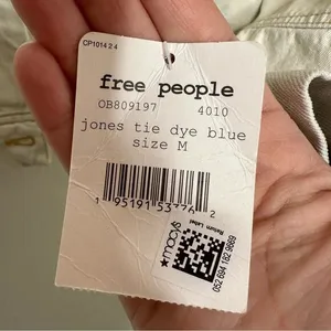 NWT Free People Jones Tie Dye Jean‎ Jacket Medium thumbnail 3