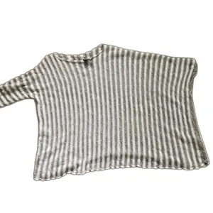 Georgina Estefania linen blend asymmetrical arm top M coastal beach thumbnail 9