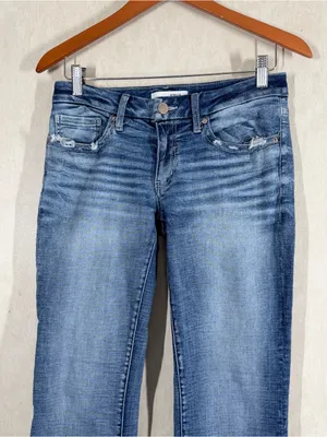 BKE Women’s Stella Slim Fit Low Rise Bootcut Jeans Stetch in Deming 28X33.5 thumbnail 2