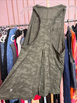 Lululemon Miles Ahead Tank Deep Camo. Size S thumbnail 4