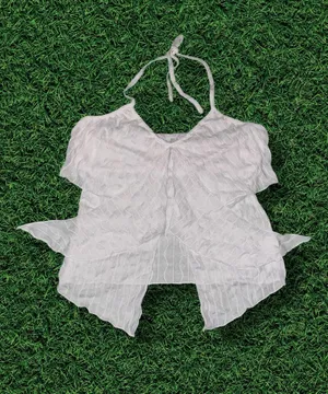 Halter Top White Size L thumbnail 1