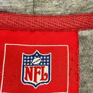 Authentic NFL 49ers Gray Long Sleeves Unisex Hoodie Sweatshirt SZ L #1246 thumbnail 11