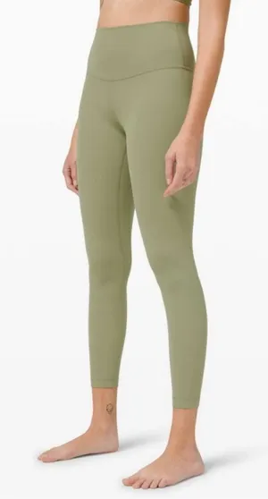 NWT Lululemon Align HR Pant 25" in‎ Rosemary Green thumbnail 1