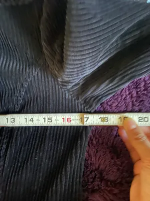 Rubbish Y2k corduroy black double breasted pea coat XS thumbnail 4