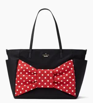 Kate Spade x Disney Minnie Mouse Tote Diaper Bag thumbnail 1