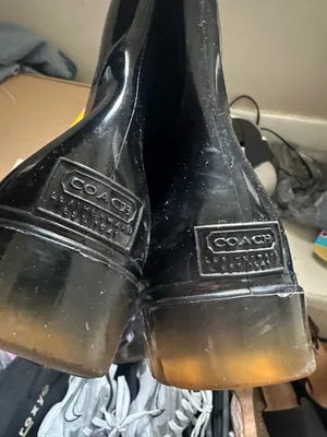 Coach Rain Boots Black Tall thumbnail 2