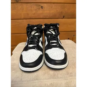 Nike Womans Dunk High Retro sneakers black/ white "Panda" Sz 9.5 DD1869-103 thumbnail 7
