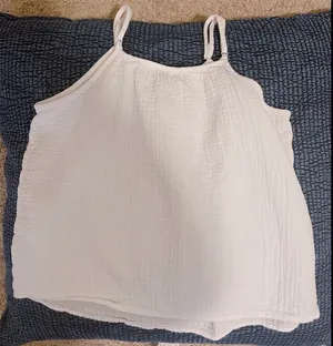 Target White Textured Cami Tank Top Size XS thumbnail 2