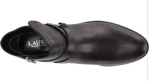 NWT Lauren Ralph Lauren Women's Hermione Ankle Fashion Boots Black 7B thumbnail 2