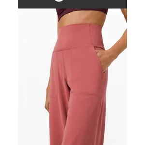 Lululemon Align Wide Leg Crop 23” Pants in Soft Cranberry thumbnail 8