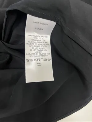 NWOT black Quince Washable silk slip size Small thumbnail 4